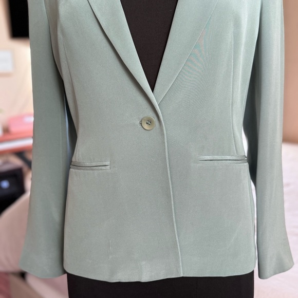 Katherine Kelly Collection Women’s Silk Blazer Size 4 - Picture 4 of 12